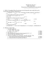 Dự kiến đềthi toán 6 kỳ I