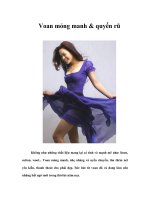 Voan mỏng manh & quyến rũ