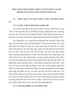 THỰC TRẠNG HOẠT ĐỘNG  DỊCH VỤ NGÂN HÀNG TẠI CHI NHÁNH NGÂN HÀNG CÔNG THƯƠNG ĐỐNG ĐA