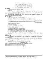 Đề cương ôn tập Ngữ Văn lớp 12Cb, (TĐ)