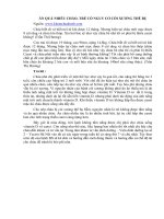 ĂN QUÁ NHIỀU CHÁO, TRẺ CÓ NGUY CƠ CÒI XƯƠNG THỂ BỤ