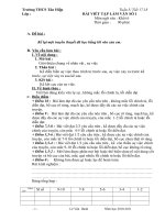 Các bài KT TLV lớp 6