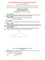 ĐỀ & ĐÁP ÁN HSG TOÁN 4