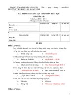 BÀI THI GV GIỎI 3 TV