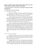 NHỮNG VẤN ĐỀ CƠ BẢN VỀ KẾ TOÁN HUY ĐỘNG VỐN CỦA NGÂN HÀNG THƯƠNG MẠI TRONG KINH TẾ THỊ TRƯỜNG