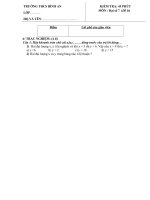ĐỀ KT CHƯƠNG II ĐẠI 7 MA TRẬN Đ.A