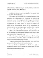 GIẢI PHÁP HOÀN THIỆN XÂY DỰNG CHIẾN LƯỢC SẢN PHẨM CỦA CÔNG TY CỔ PHẦN KHOÁ MINH KHAI