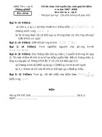 Dề thi HSG tham khảo