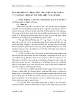 GIẢI PHÁP HOÀN THIỆN CÔNG TÁC QUẢN LÝ DỰ ÁN ĐẦU TƯ TẠI TỔNG CÔNG TY LẮP MÁY VIỆT NAM LILAMA