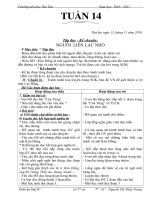 GIÁO ÁN 3 TUẦN 14(2BUỔI) CKT