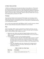 Define Tables and Fields