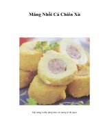 Măng Nhồi Cá Chiên Xù