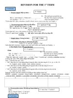 Đề cương và bài tập HKI-Av 8