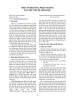 041_Một số phương pháp trong sắp xếp chuỗi sinh học