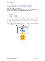 Quản lý temporary segments