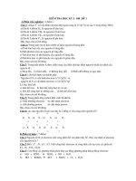 KIỂM TRA HKI-HÓA 10