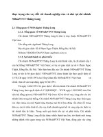 thực trạng cho vay đối với doanh nghiệp vừa và nhỏ tại chi nhánh NHnoPTNT Thăng Long