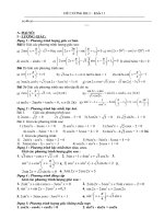 De cương thi hoc kì 1 mon toan 11