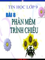 bai phan mem trình chieu