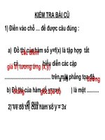 LUYEN TAP ĐỒ THỊ HÀM SỐ y=ax