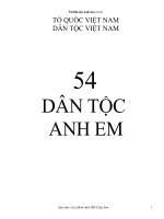 54 dan toc anh em VN