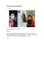 Top 10 thương hiệu hàng đầu thế giới