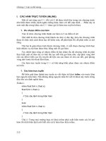 CÁC HÀM TRỰC TUYẾN (INLINE)