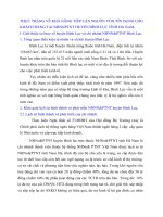 THỰC TRẠNG VỀ KHẢ NĂNG TIẾP CẬN NGUỒN VỐN TÍN DỤNG CHO KHÁCH HÀNG TẠI NHNNPTNT HUYỆN BÌNH LỤC TỈNH HÀ NAM