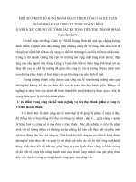 MỘT SỐ Ý KIẾN BỐ SUNG NHẰM HOÀN THIỆN CÔNG TÁC KẾ TOÁN THÀNH PHẨM TẠI CÔNG TY TNHH HOÀNG BÌNH