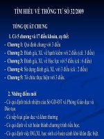 Chuyên đề tìm hiểu TT 32 về đánh giá, xếp loại học sinh tiểu học