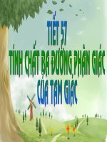 Tinh chat ba duong phan giac