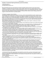 Guide to Computer Naming Schemes and Conventions