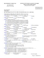 Đề Thi Tiếng Pháp 516 Khối D 2008