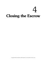 Home Closing Checklist Part 4