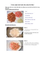 Cơm cuộn tươi mát cho mùa hè đây!