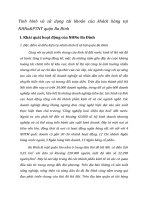 Tình hình và sử dụng tài khoản của khách hàng tại NHNo