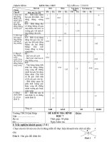 Đề Kiểm Tra HKI Toán 7