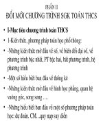 vấn đề đổi mới SGK