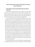 NHỮNG VẤN ĐỀ CHUNG VỀ THANH TOÁN QUỐC TẾ CỦA NGÂN HÀNG THƯƠNG MẠI