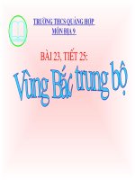 vùng bắc trung  bộ  (pp mới)