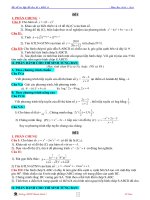 BỘ ĐỀ ÔN TẬP TOÁN 12 HKI