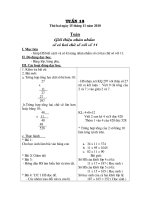 Giáo án dạy ngày 2 buổi( Tuần 13 lớp A)