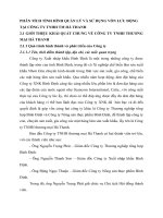 PHÂN TÍCH TÌNH HÌNH QUẢN LÝ VÀ SỬ DỤNG VỐN LƯU ĐỘNG TẠI CÔNG TY TNHH TM HÀ THANH