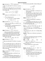 Khảo sát trong các đề thi đại học