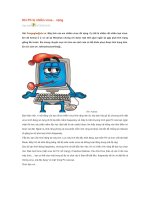 Khi PC bị nhiễm virus