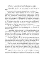 MÔ HÌNH TẬP ĐOÀN KINH TẾ  CỦA TRUNG QUỐC