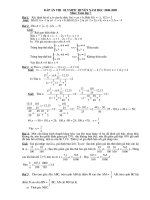 Đề kiểm tra HS giỏi Olimpic 4-2009 lớp 7 Huyện...