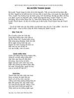 Mot so bai tho cua Ba huyen Thanh Quan va Ho Xuan Huong