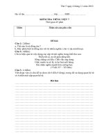 Kiểm tra Tiếng Việt 7