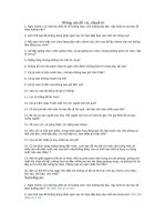 Những câu hỏi đố vui, nhanh trí